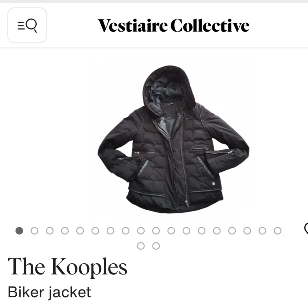 The KOOPLES Biker Jacket SMALL